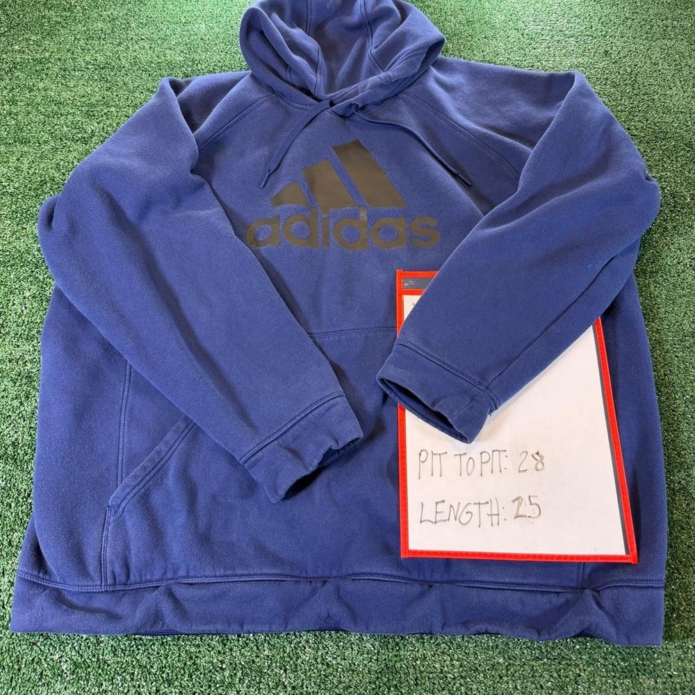 Adidas blue hoodie 3XL